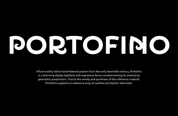 Portofino Font preview
